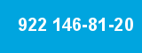 922 146-81-20 922 146-81-20